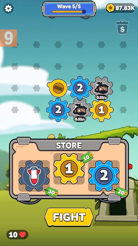齿轮战争无限金币破解版(Gear Fight) 3.6.0安卓版图3
