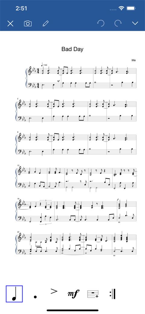 NotationPad(乐谱制作软件) v1.2.2 安卓版图5