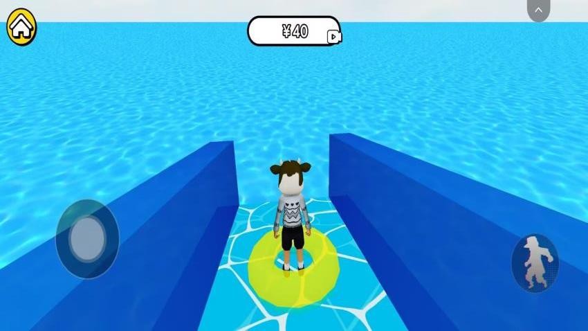 滑梯滑水冲浪图1