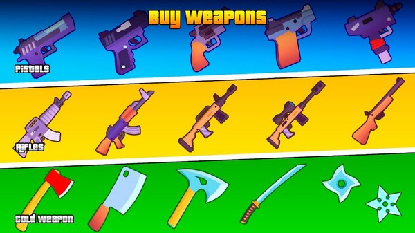 Gangs Wars: Pixel Shooter RP Game图2