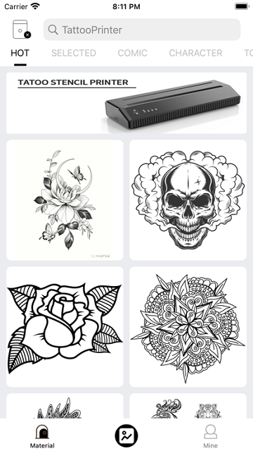 tattooprinter纹身转印机图1