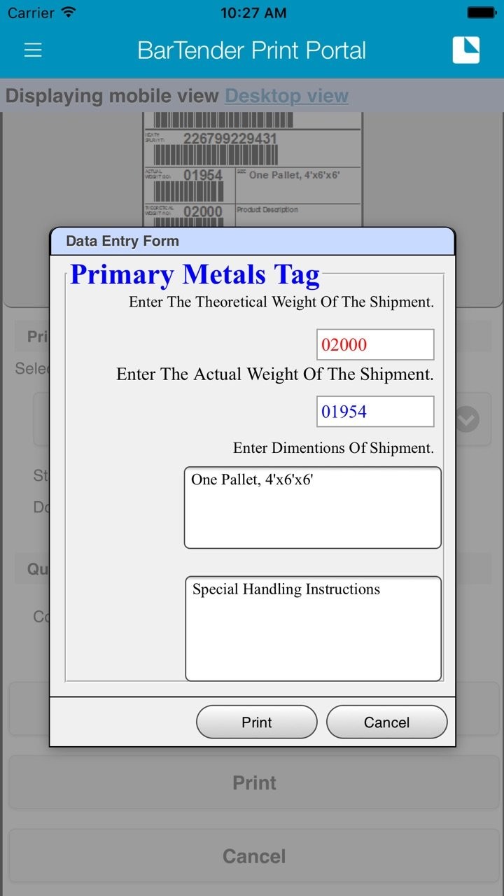 bar tender print portal条码标签打印软件 bar tender print portal条码标签打印软件