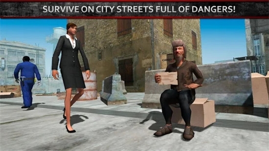 Tramp Simulator: Survival City图2