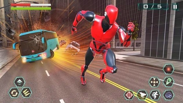 Super Speed Rope Hero : Flying Superhero Games