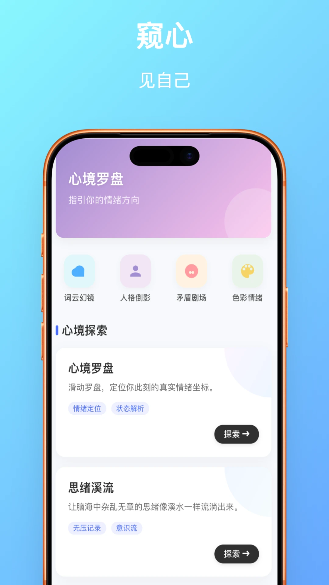 窥镜观心图1