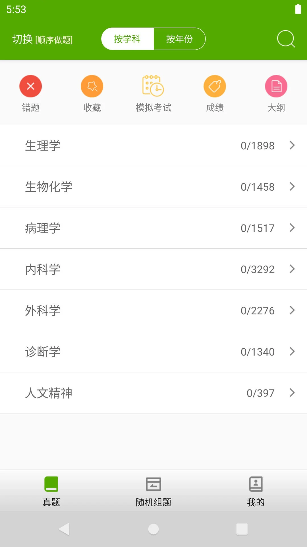 西医综合考研真题图1
