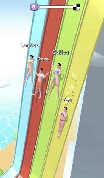 滑梯翻转游戏(Water slide flip)图2