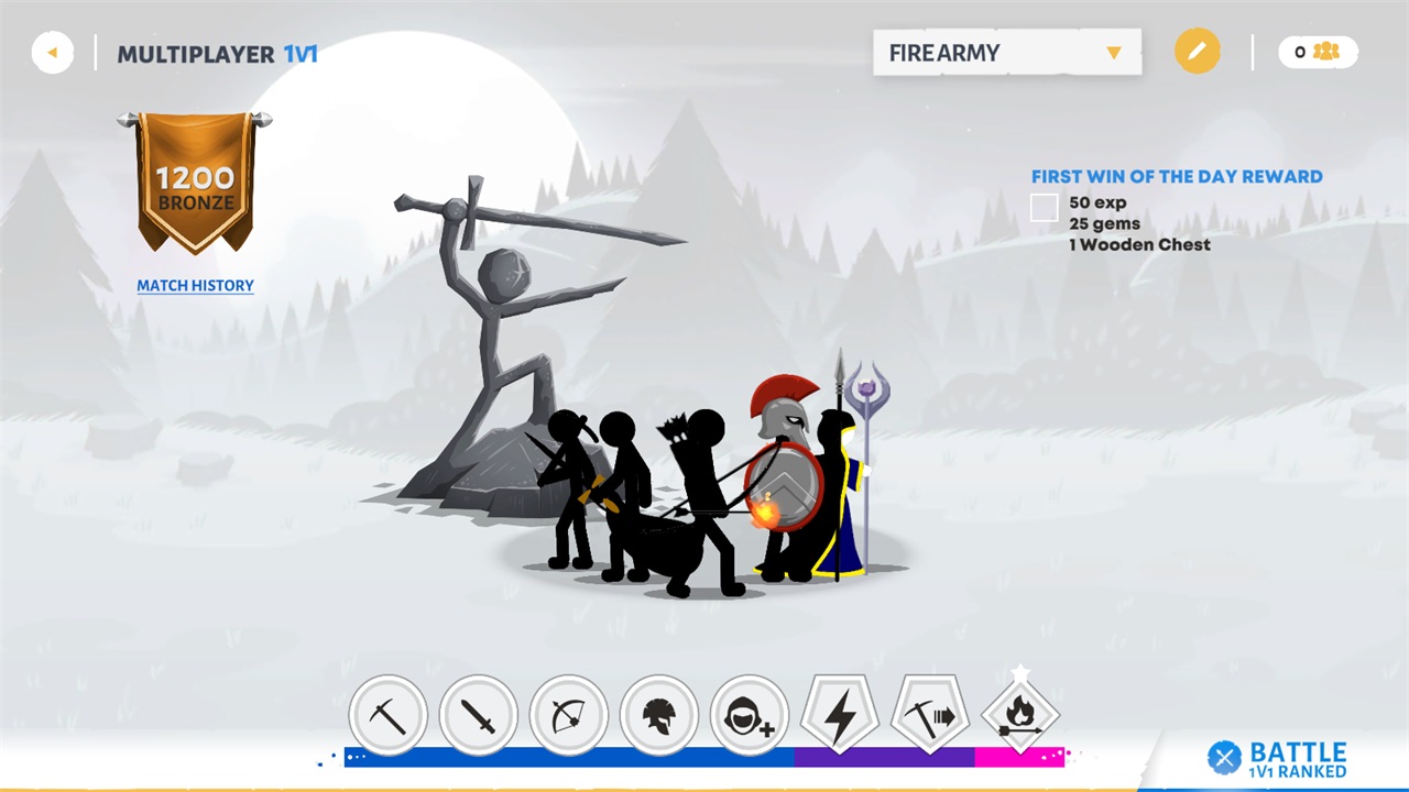 火柴人战争中文版图1