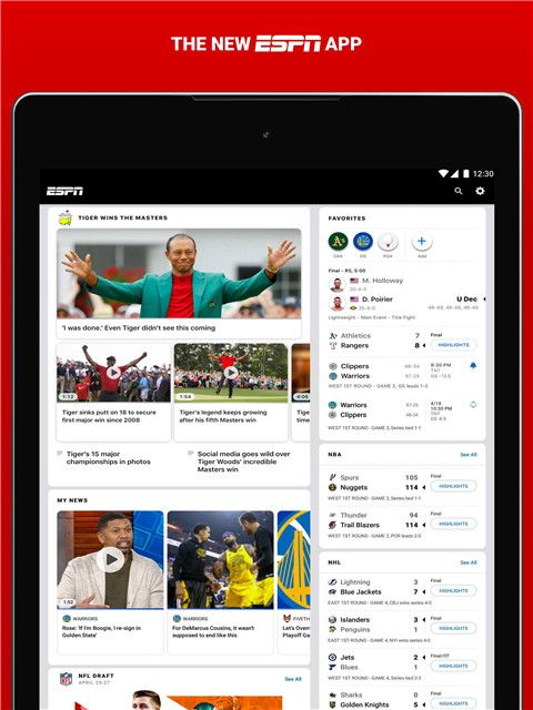 ESPN体育在线直播官方正版 v8.7.0 安卓版图1