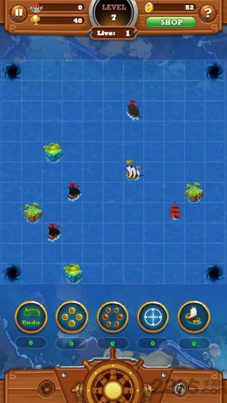 七艘战舰海盗海游戏图1