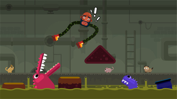 大软腿：跨步走