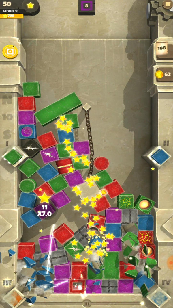 粉碎更多块图1