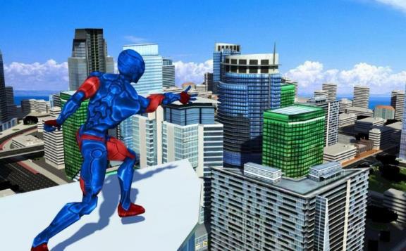 Mutant spider hero: Miami Rope hero game图1