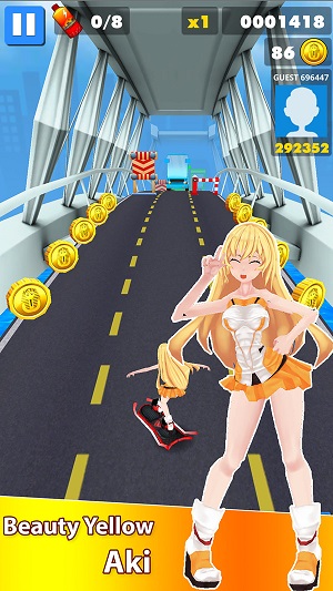 地铁美女跑酷图2