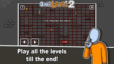 One Level 2: Stickman Jailbreak图2