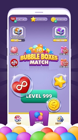 Bubble Boxes:Match 3D图2