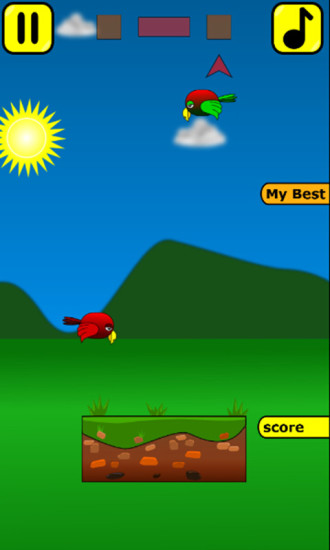 小鸟搭房子游戏