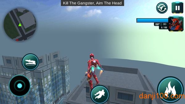 钢铁侠飞行射击