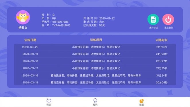 视多星调节训练