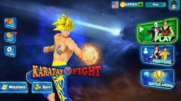 空手道之王：功夫格斗游戏图1