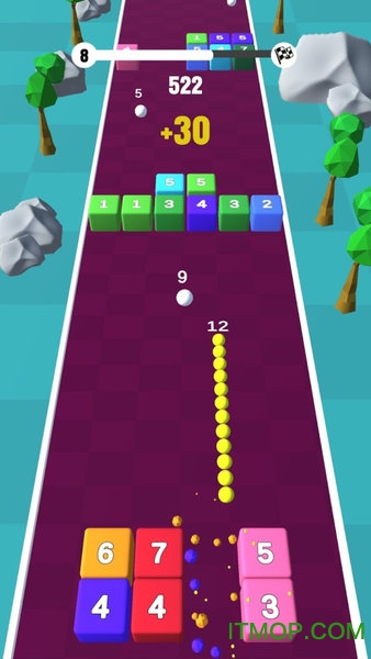 贪食蛇闯方块3D图3