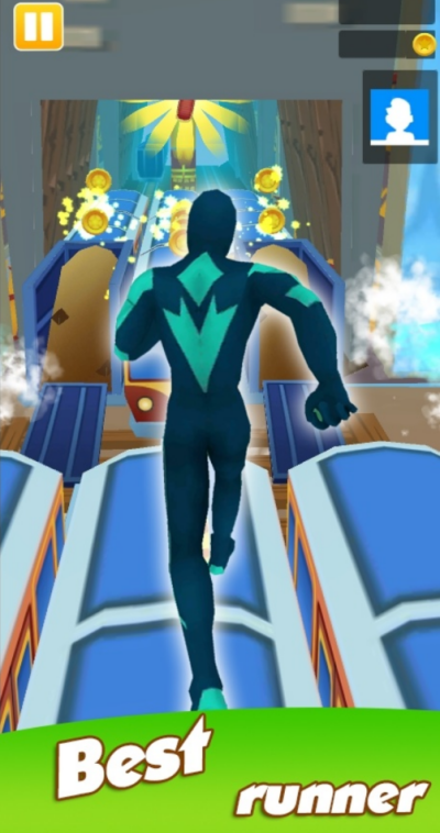 超级英雄奔跑地铁奔跑者游戏图2