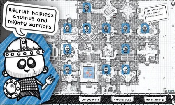 地下城公会手游汉化版(Guild of Dungeoneering)图1