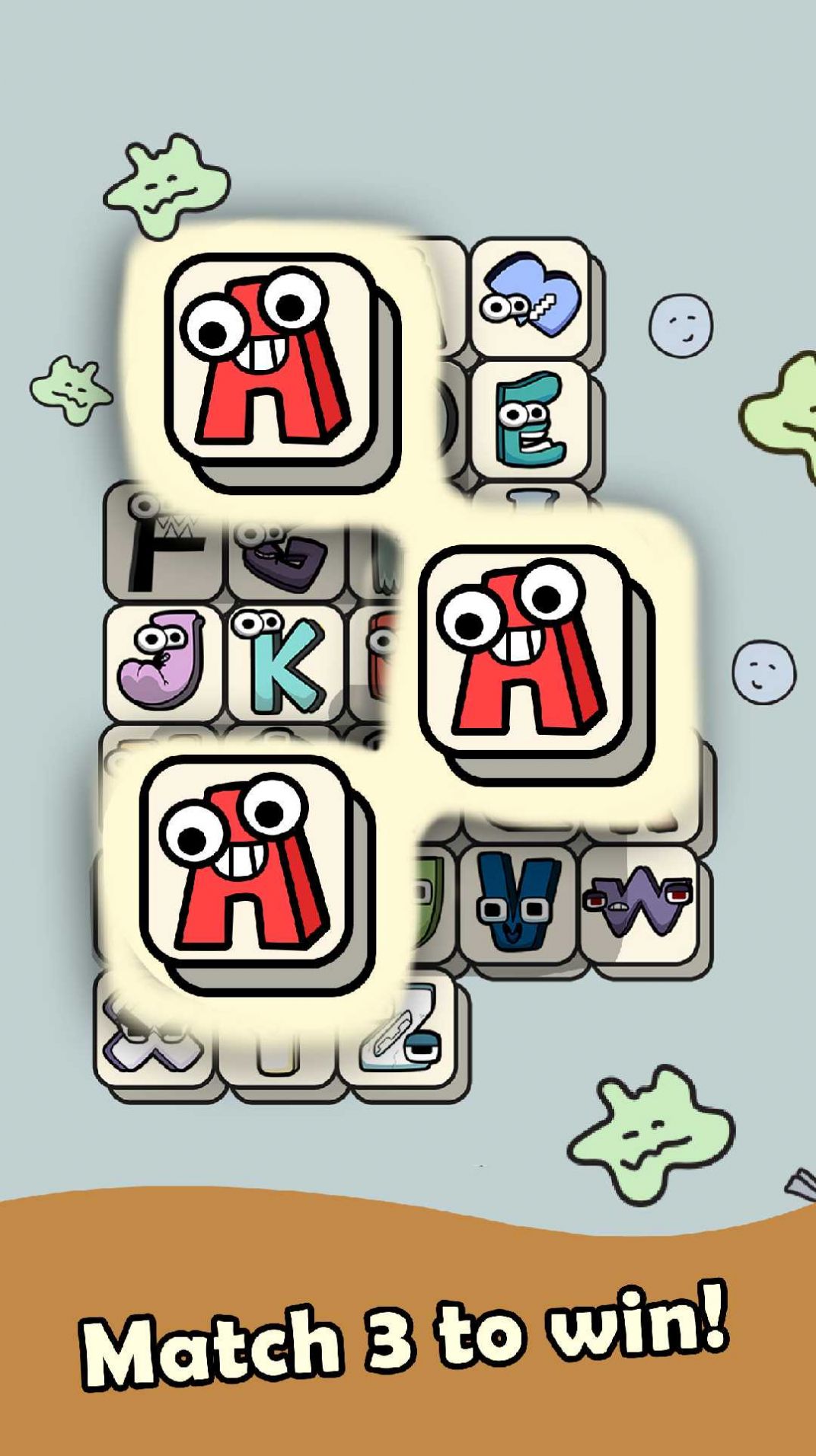 字母魔术瓷砖匹配图1