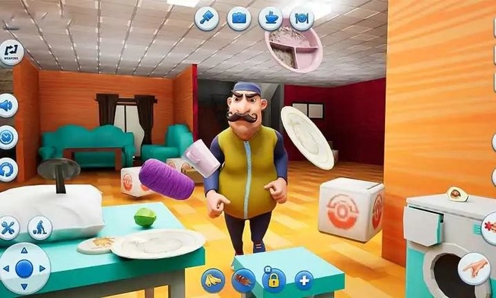 Angry Neighbor House : Knockout Mod图1