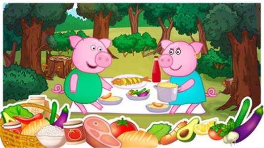 河马佩奇：喂养动物图1