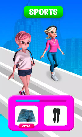 娃娃装扮跑酷3D图1