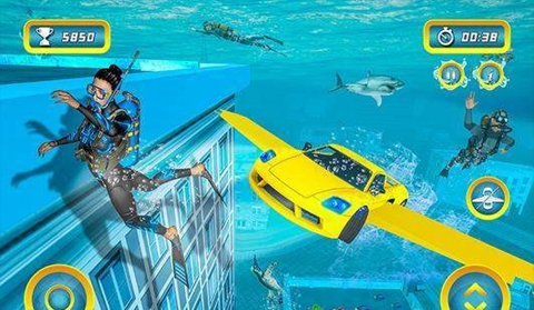 水下城市飞车手机版图3