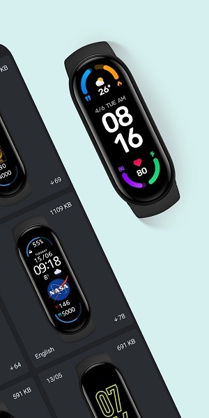 小米手环6表盘商店Mi Band 6 Watch Faces图1