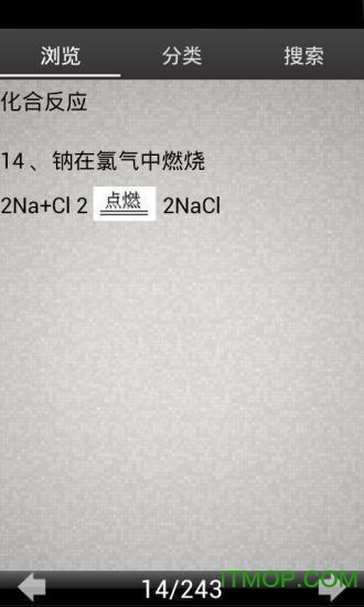 中考化学方程式必背