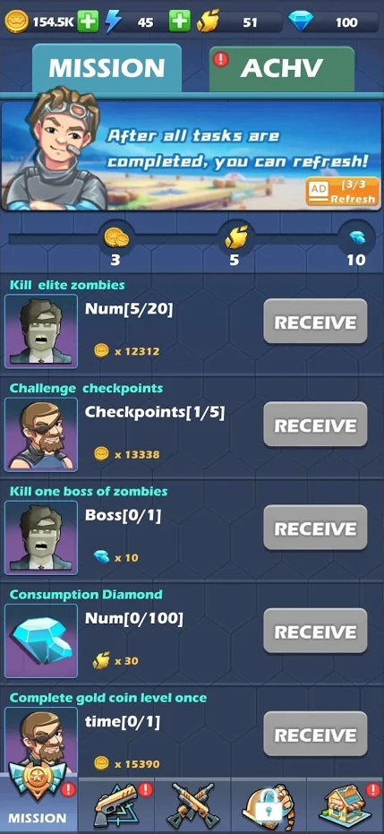 疯狂僵尸快速射击 中文版图1