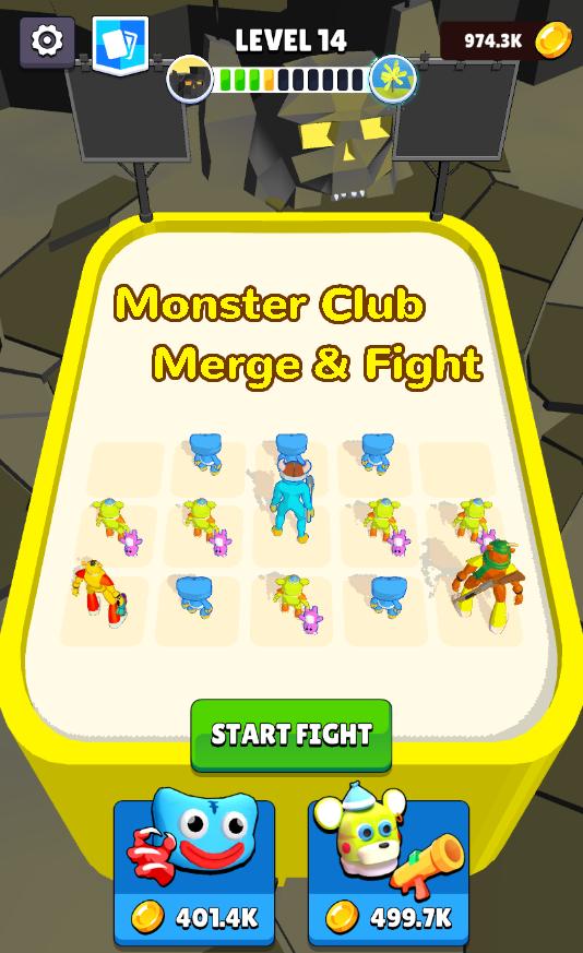 Monster Club: Merge and Fight