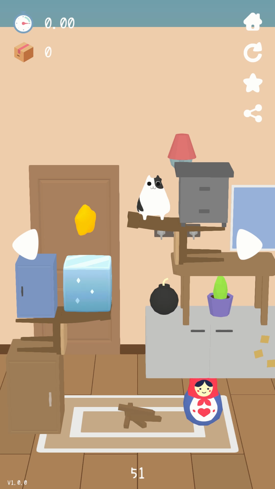 猫咪掉下来啦图4