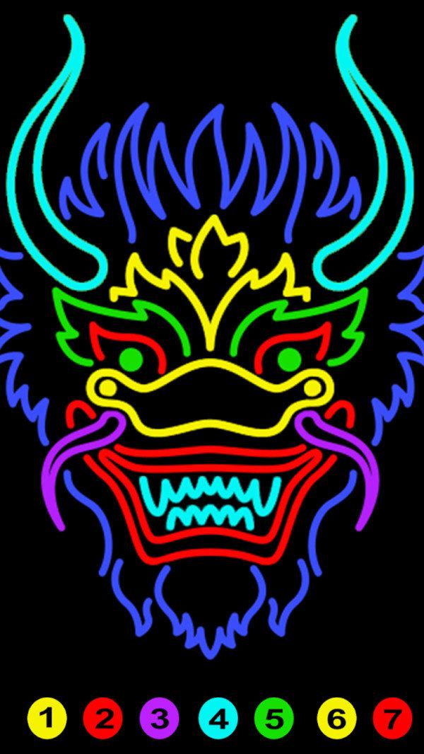 霓虹涂鸦艺术图1