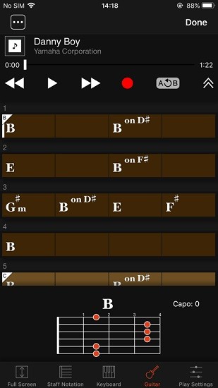 雅马哈chord tracker手机版