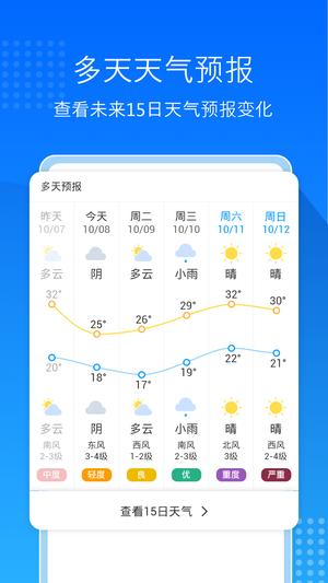 爱尚天气预报app(又名天气预报通)图2