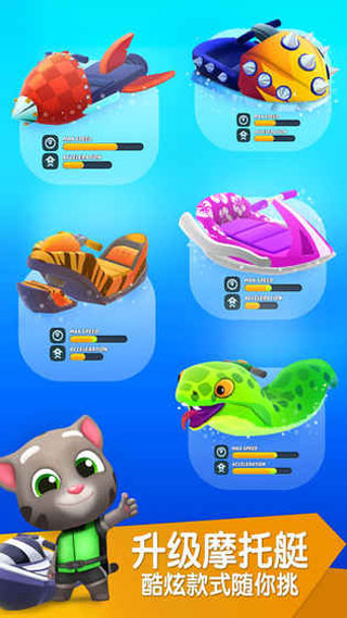汤姆猫的摩托艇2官方版图5