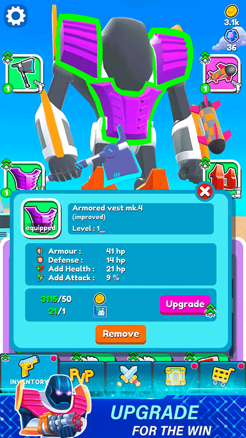 格斗机器人游戏手机版(Mechangelion-Robot Fighting)图3