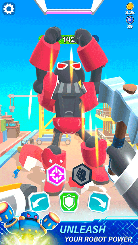 格斗机器人游戏手机版(Mechangelion-Robot Fighting)图5
