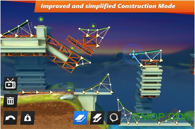 桥梁建筑师特技破解版(Bridge Constructor Stunts)图1