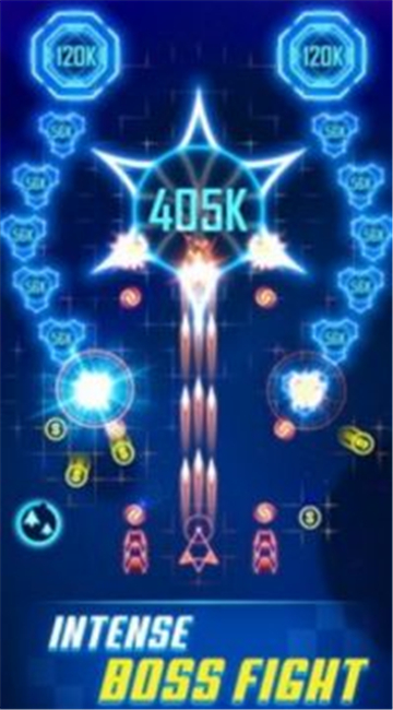 雷电战机飞行风暴(Geometry Wars)图1