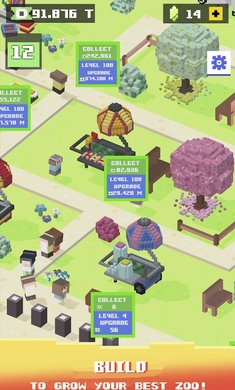 Blocky Zoo Tycoon - Idle Game(像素动物园大亨)图4