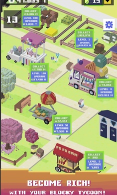 Blocky Zoo Tycoon - Idle Game(像素动物园大亨)图1