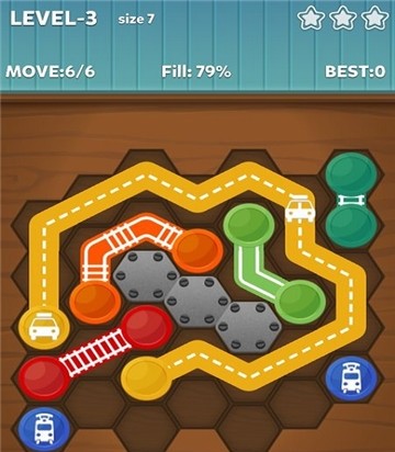 老司机的优秀路线(Line Connect: Hexa)图4