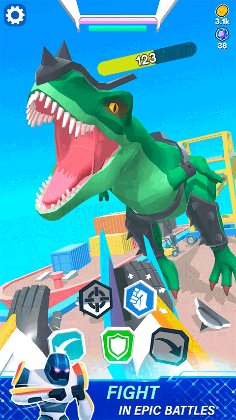 格斗机器人游戏手机版(Mechangelion-Robot Fighting)图1