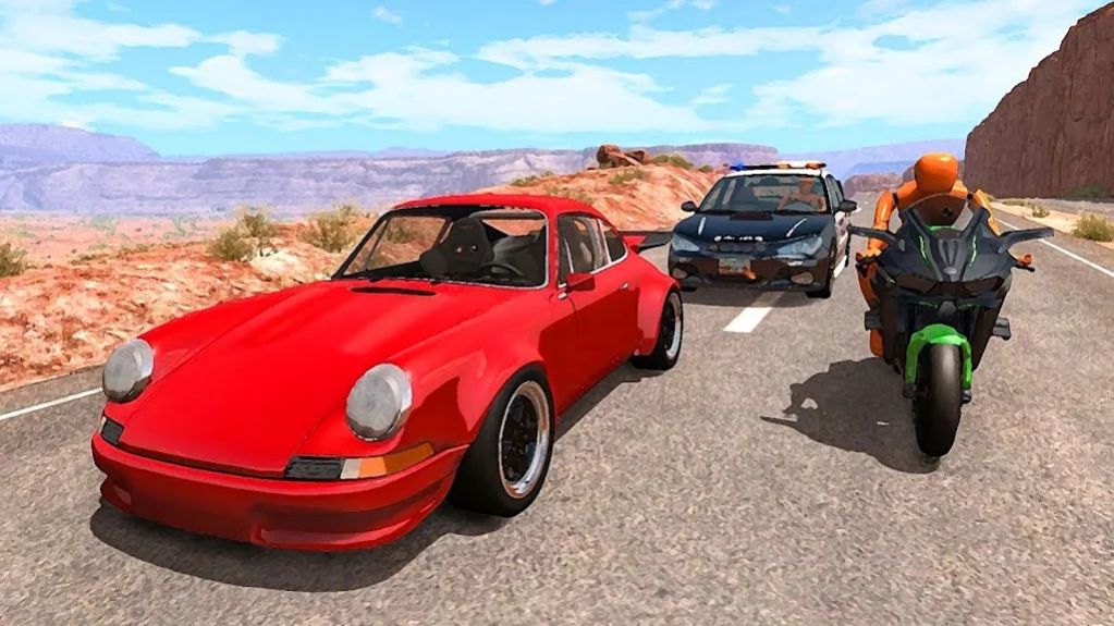 摩托车假人碰撞测试(MotoBikeDummyCrashTestSim)图1